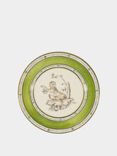 Paravicini Monkey Green Ceramic 09 Dessert Plate