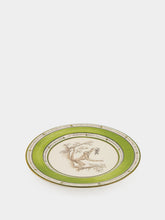 Paravicini Monkey Green Ceramic 10 Dessert Plate
