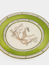 Paravicini Monkey Green Ceramic 10 Dessert Plate