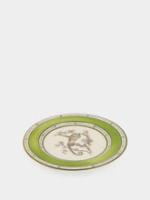 Paravicini Monkey Green Ceramic 11 Dessert Plate