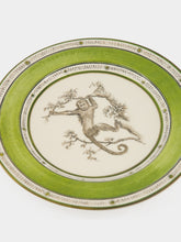 Paravicini Monkey Green Ceramic 11 Dessert Plate