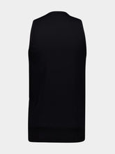James Perse Black Ribbed Cotton-Lycra Tank Top