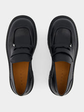 Marni Black Leather Chunky Loafers