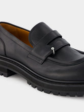 Marni Black Leather Chunky Loafers