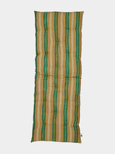 Madam Stoltz Camel  and Green Striped Cotton Mattress