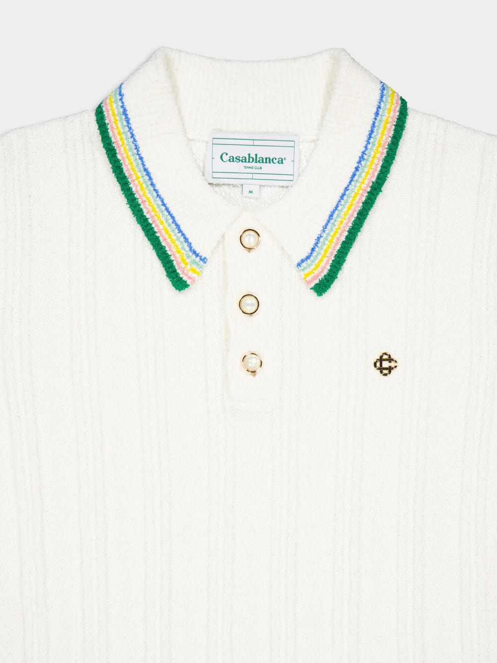 Rib Boucle Polo Shirt