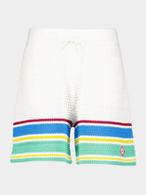 Casablanca Crochet Tennis Shorts