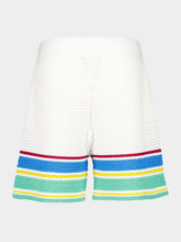 Casablanca Crochet Tennis Shorts