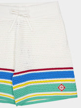 Casablanca Crochet Tennis Shorts