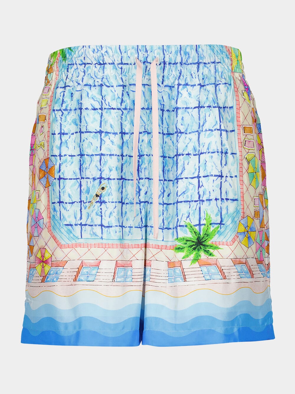 Le Plongeon Silk Shorts