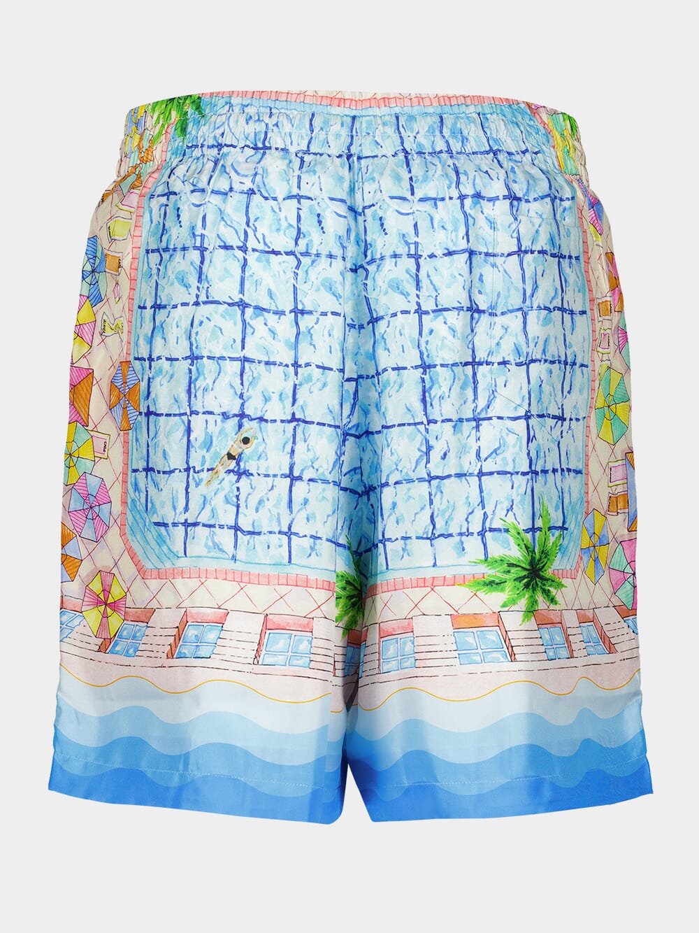 Le Plongeon Silk Shorts