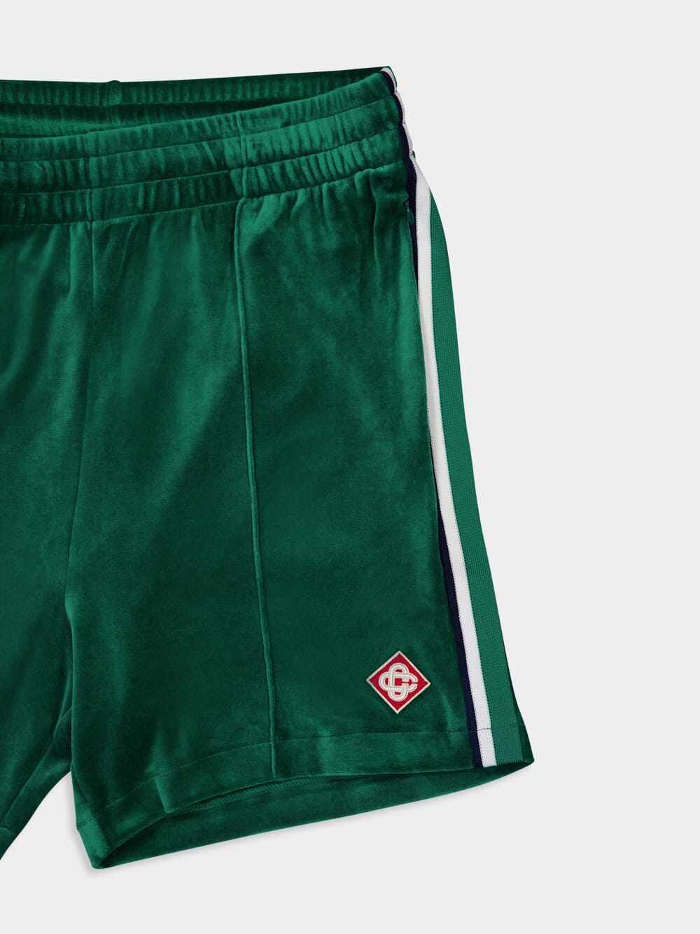 Evergreen Velour Shorts