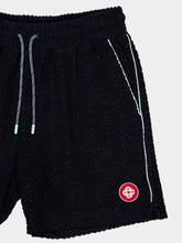 Casablanca Black Monogram Jacquard Towelling Shorts