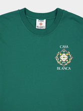 Casablanca Green Championship Diamond Print T-Shirt