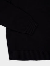 Casablanca Black Cotton Embroidered Mushroom Jumper