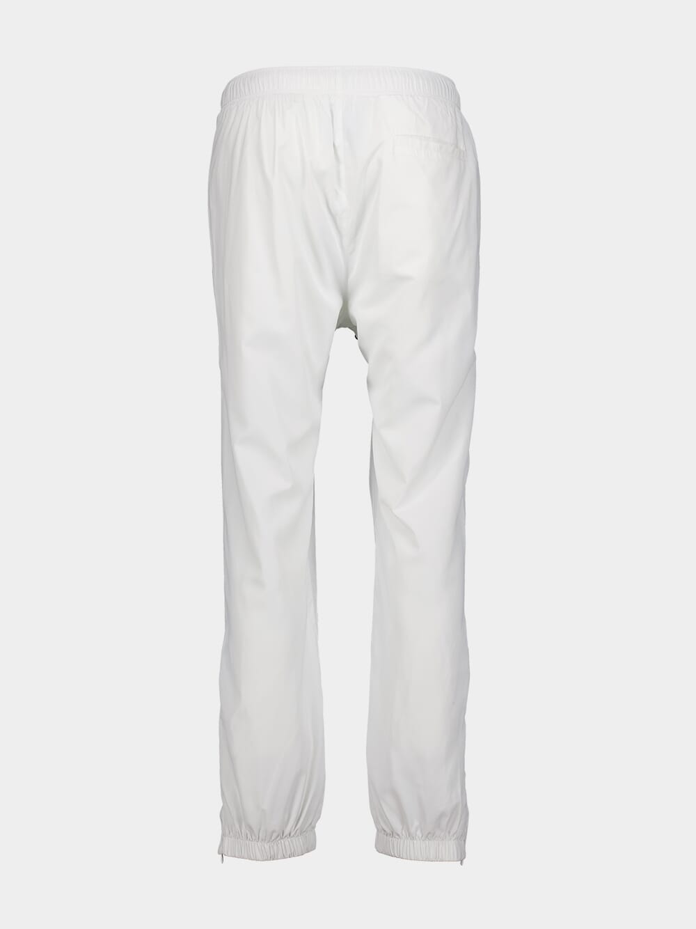 White Nylon Joggers