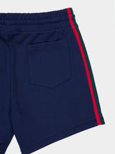 Casablanca Blue Colourblock Sweatshorts