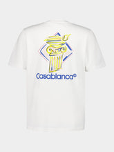 Casablanca White Diamond Column T-Shirt