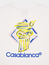 Casablanca White Diamond Column T-Shirt