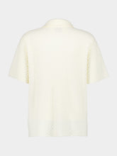 Casablanca White Textured Knitted Shirt
