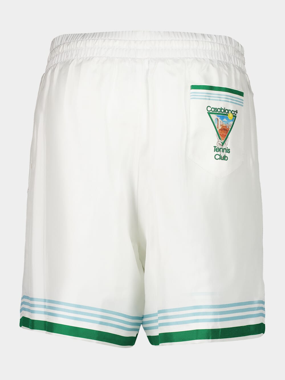 White Metaphysical Tennis Icon Shorts