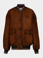 Miu Miu Brandy Suede Blouson Jacket