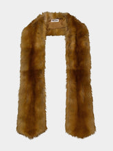 Miu Miu Caramel Shearling Fur Stole