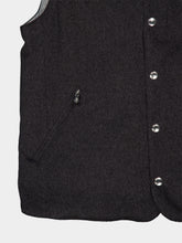 Brunello Cucinelli Anthracite Grey Padded Cashmere Vest