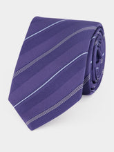 Brunello Cucinelli Denim Striped Silk Tie