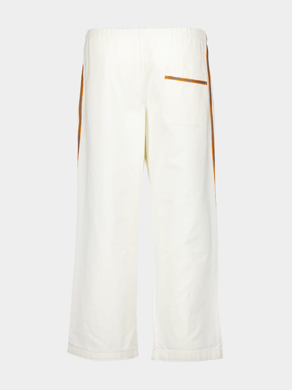 White Baseball Pajama Pants