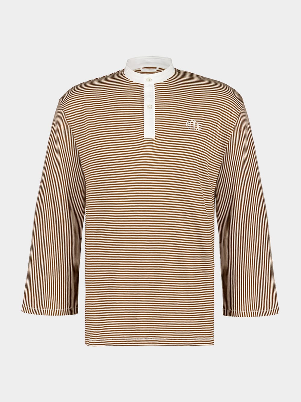 Brown Newton Stripe Polo