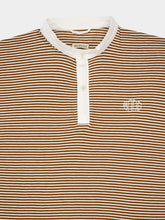 Bode Brown Newton Stripe Polo