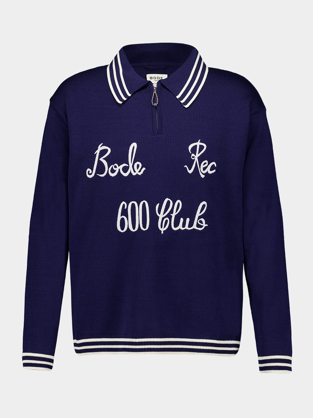 Navy Club Long-Sleeved Polo