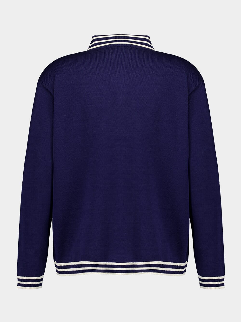 Navy Club Long-Sleeved Polo