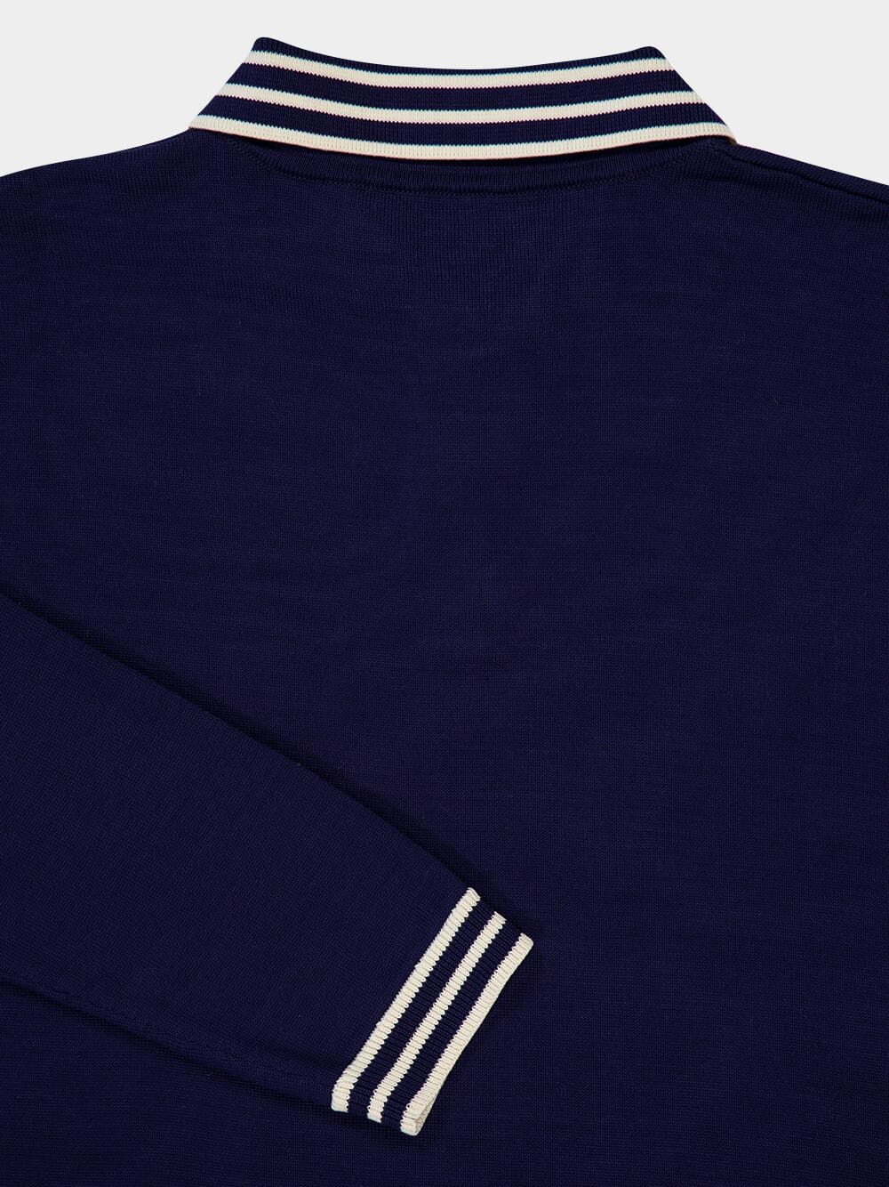 Navy Club Long-Sleeved Polo