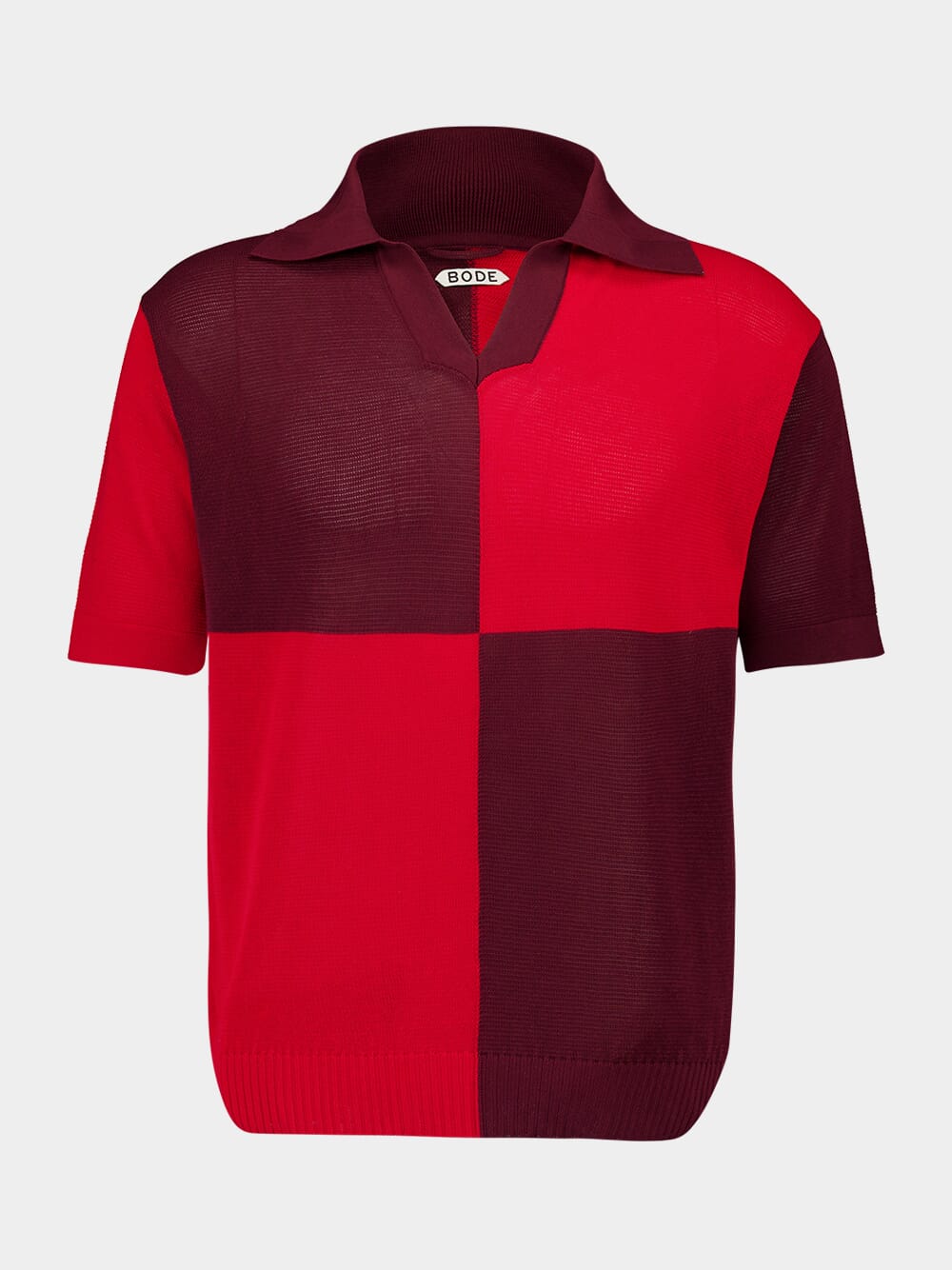 Checker Cotton Polo