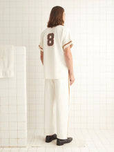 Bode White Baseball Shirt