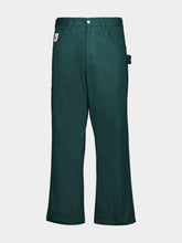 Bode Dark Green Twill Knolly Brook Trousers