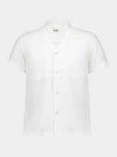Bode White Voile Short Sleeve Shirt