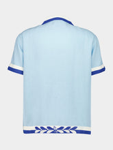 Bode Blue Seedling Stripe Shirt