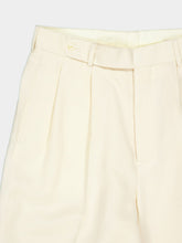 Bode Cream Slub Weave Trousers