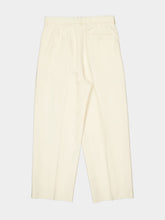 Bode Cream Slub Weave Trousers