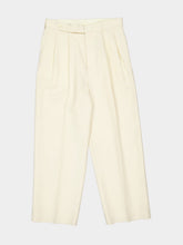 Bode Cream Slub Weave Trousers
