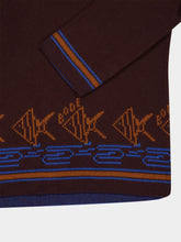 Bode Brown Fish School Sweater