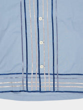Bode Blue Ribbon Plaid Short Sleeve Shirt