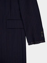 Miu Miu Navy Single-breasted Mohair Coat