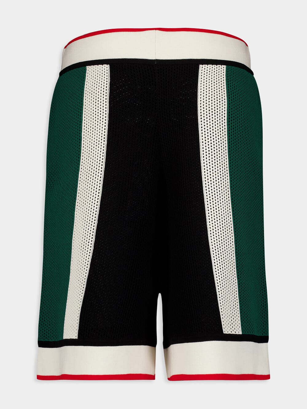 Striped Mesh Shorts