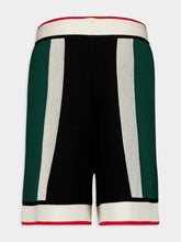 Casablanca Striped Mesh Shorts
