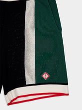 Casablanca Striped Mesh Shorts