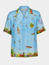 Casablanca Maison Sur Piloti Silk Shirt